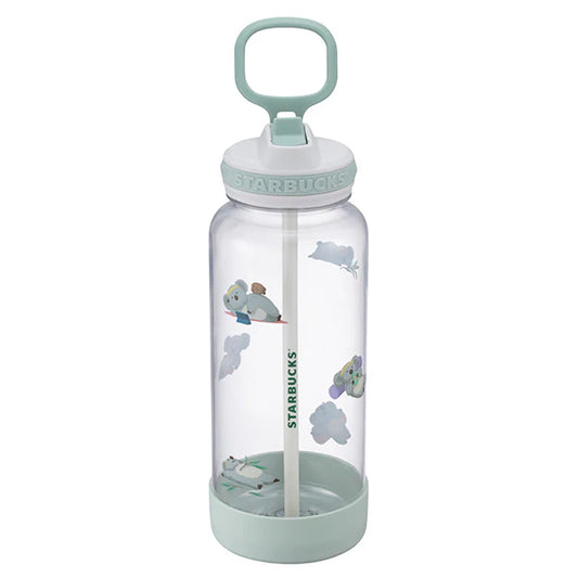 Botella de agua fría con forma de koala perezoso Starbucks Taiwan 2026 summer1 season series 32OZ