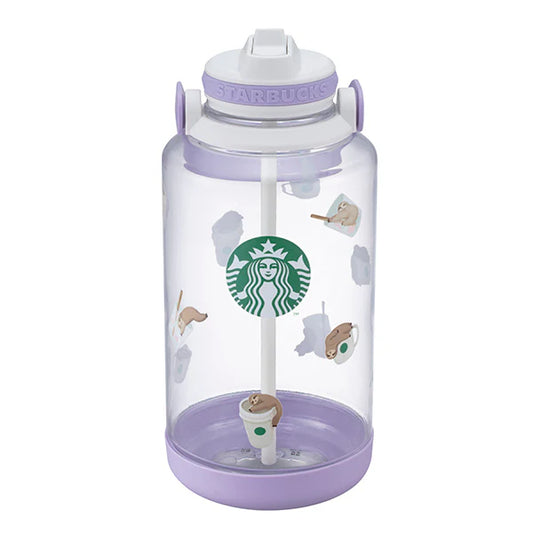 Botella de agua fría Perezoso Starbucks Taiwan 2026 summer1 season series 64OZ