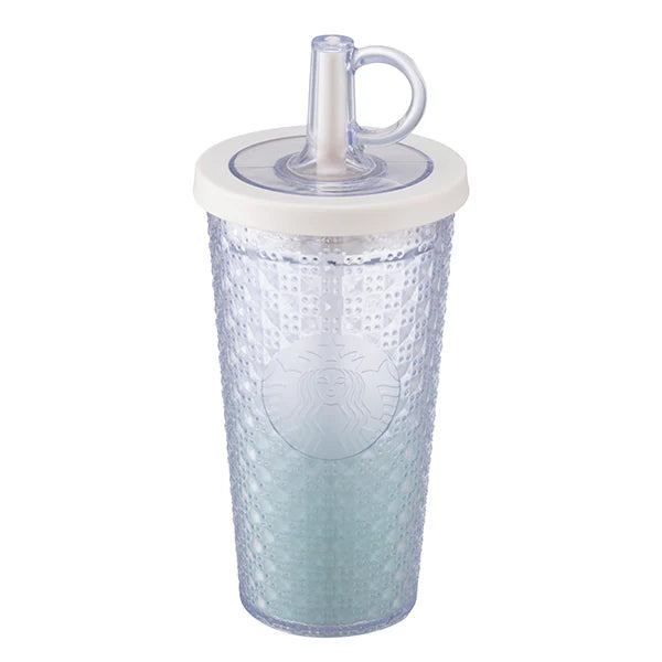 Vaso degradado verde de acrilico Starbucks Taiwan 2026 summer1 season series 473ml