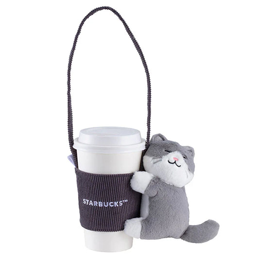 Manga de gato gris para vaso Starbucks Taiwan 2026 summer1 season series