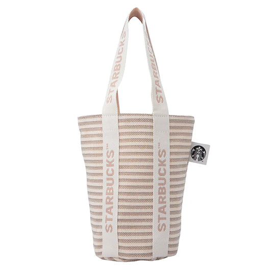 Bolsa rayada para Vaso Starbucks Taiwan 2026 summer1 season series