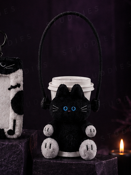 Starbucks Halloween Tailandia 2026 | Spooky Meowchestra Cat Plush Carrier Sleeve 🐈‍⬛🎃