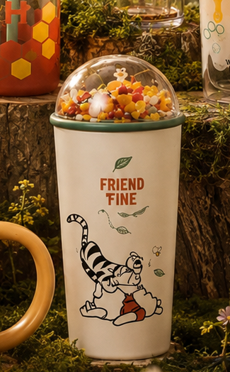 Domo tumbler starbucks x Winnie Pooh