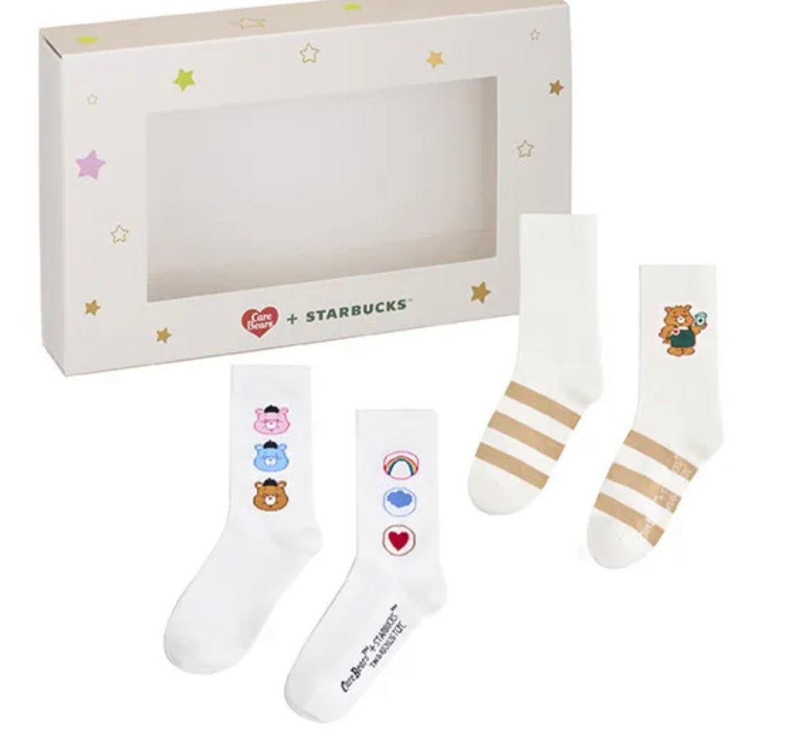 Starbucks x Care Bears 2026 | Cozy Socks Set 🧸🌈