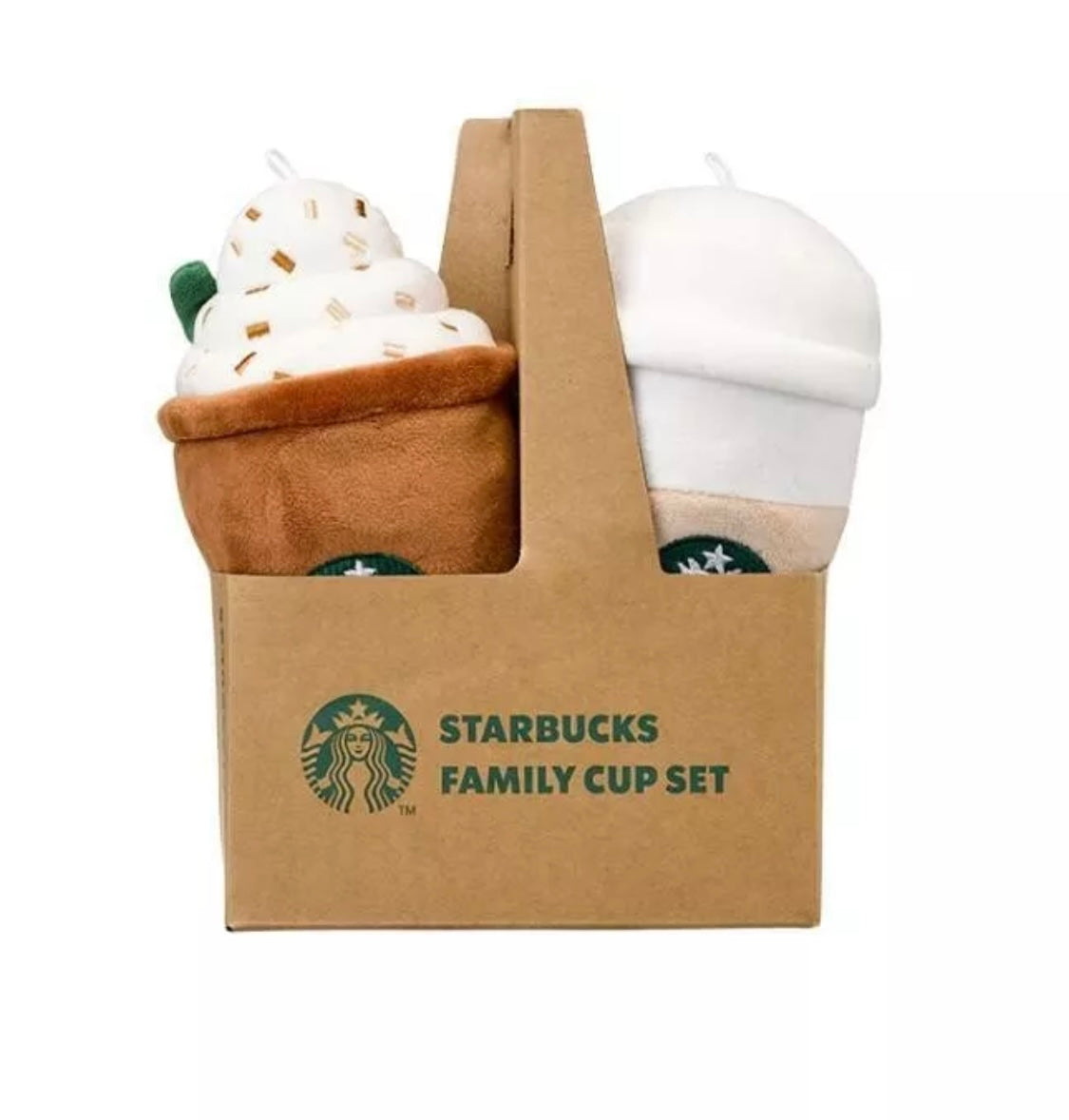 Starbucks Korea Buddy 2024 co-brand dos peluches chillones en forma de café