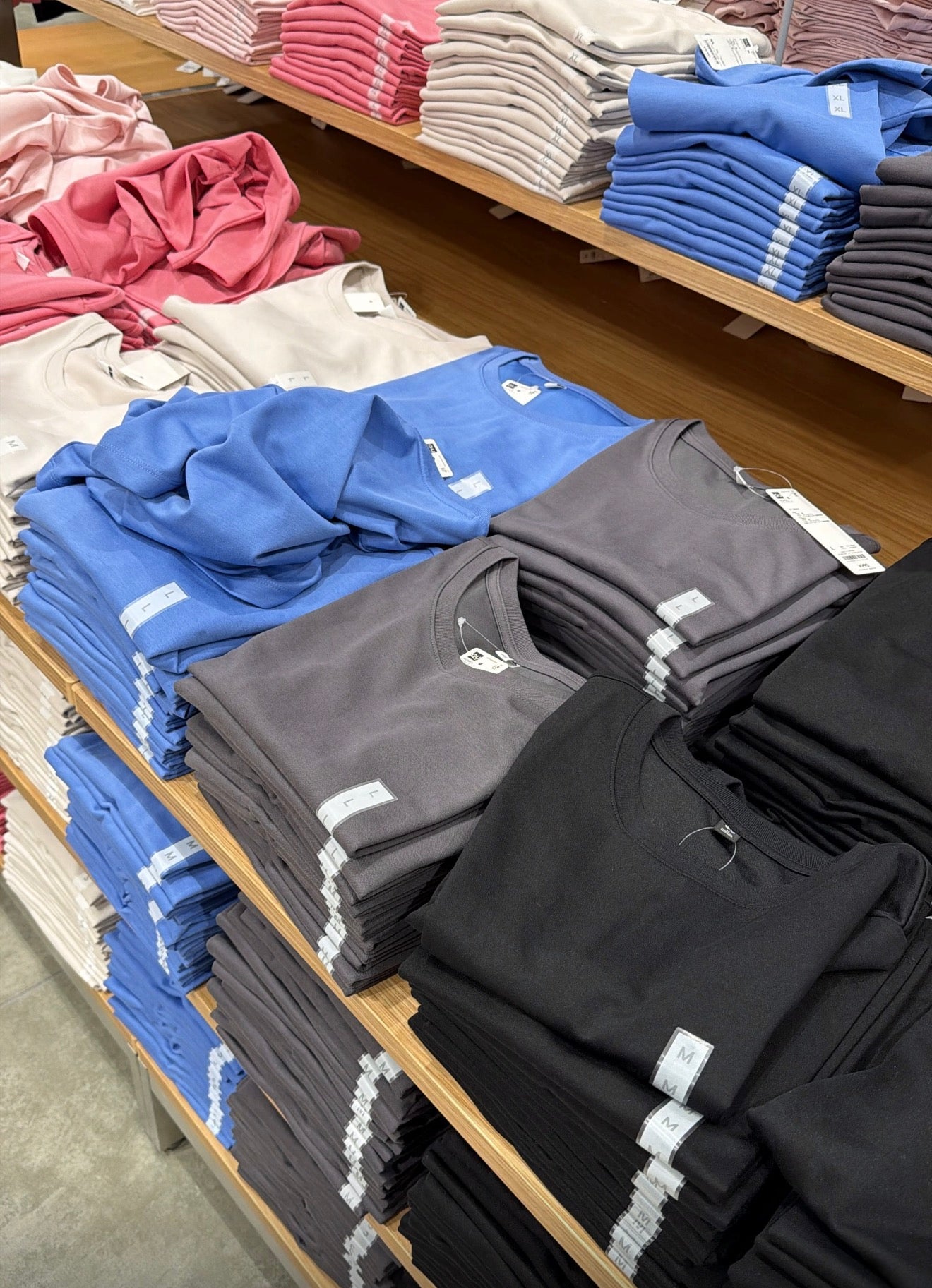Playera Uniqlo corta cuello redondo