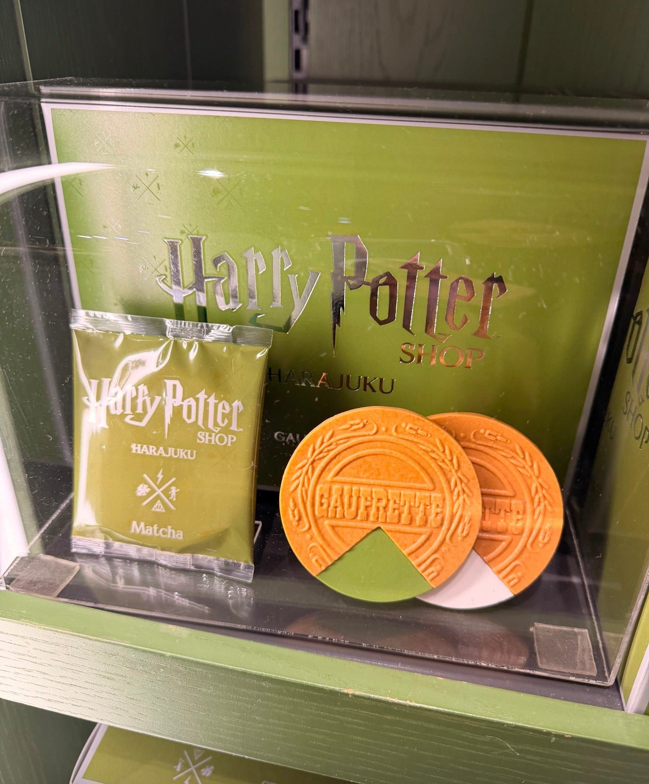Obleas de matcha harry potter