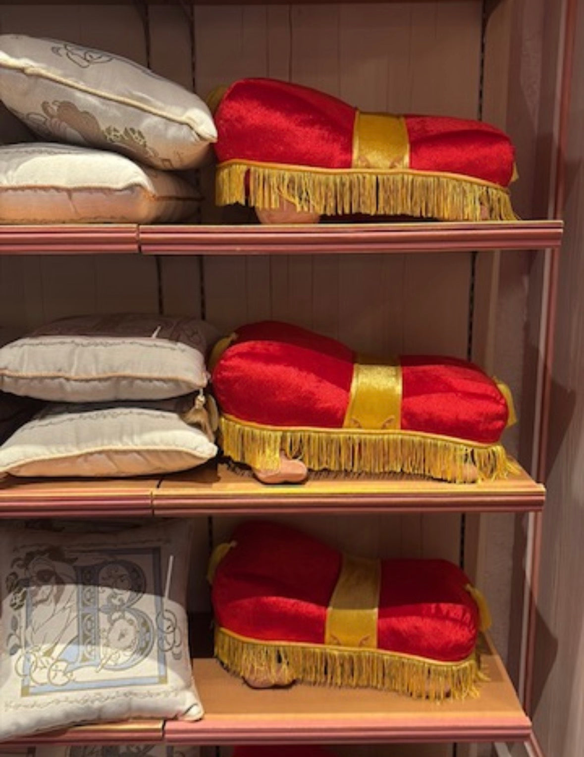 Cojín bella y bestia