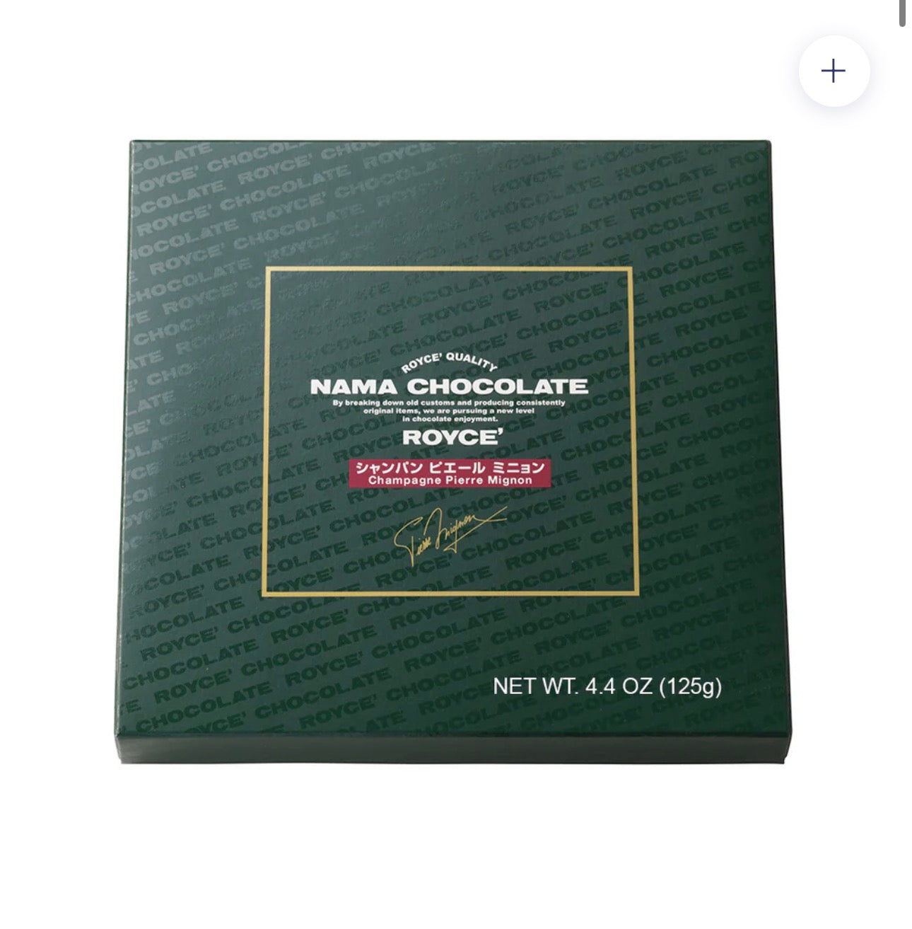 Nama Chocolate "Champagne Pierre Mignon" Japan Goods