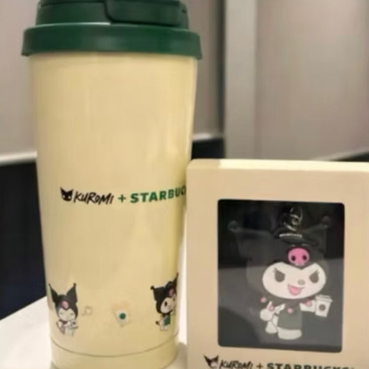 Kuromi SS Elma Cup with Keychain Kuromi x Starbucks Hongkong and Macau 2025