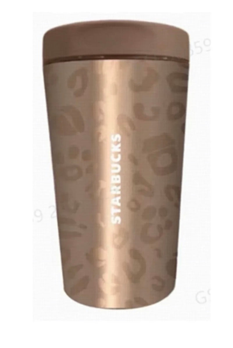 Starbucks Starbucks China 2026 Leopard Print Series 360ml Push Lid Stainless Steel Desktop Cup