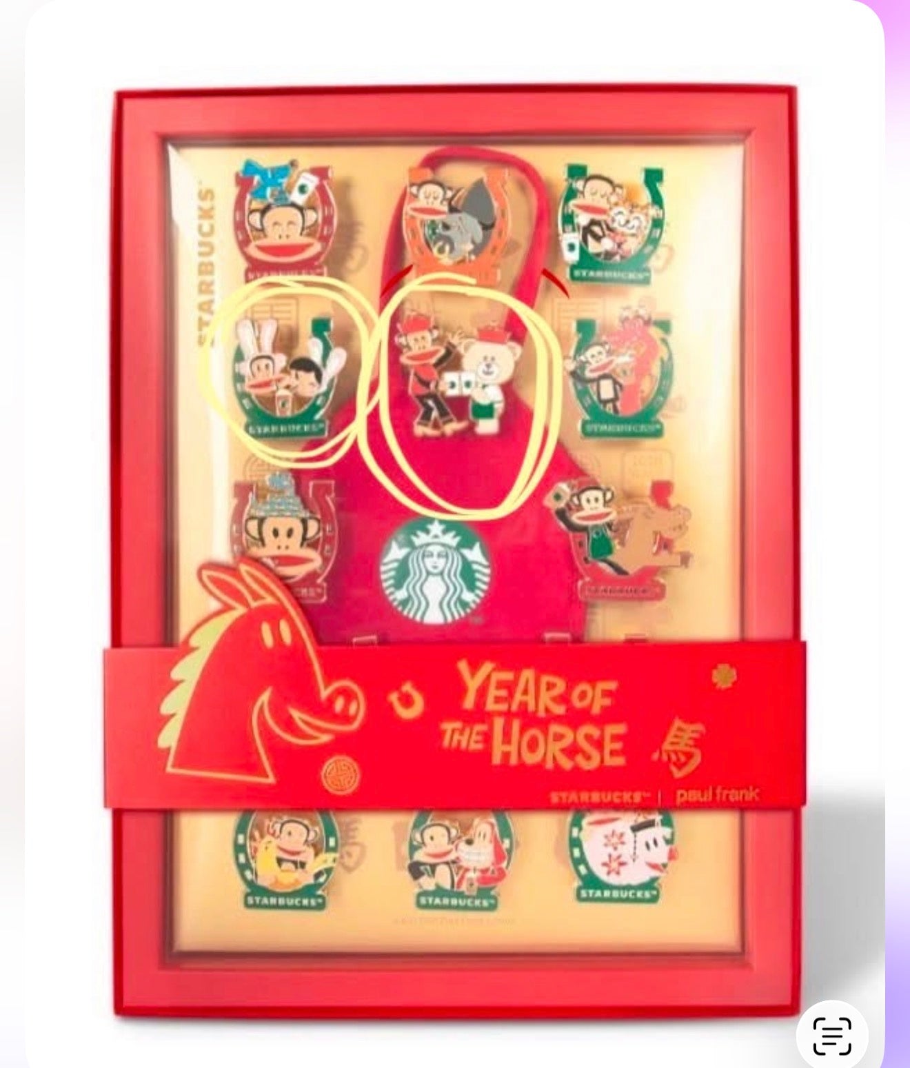 Pin del zodíaco año del caballo Paul frank