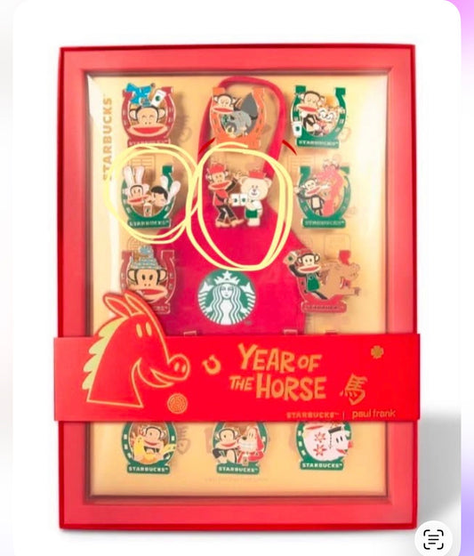 Pin de zodiaco año del caballo Paul Frank