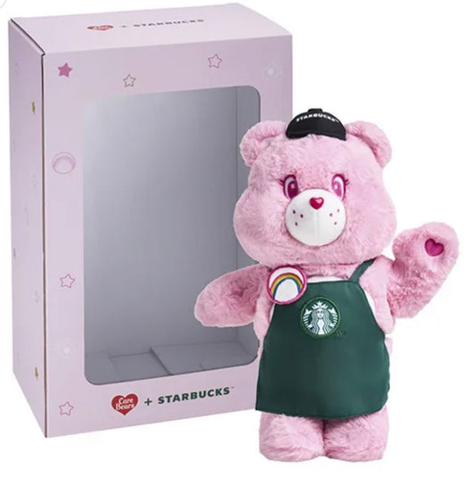Starbucks x Care Bears 2026 | Green Apron Cheer Bear Doll 🧸💚🌈