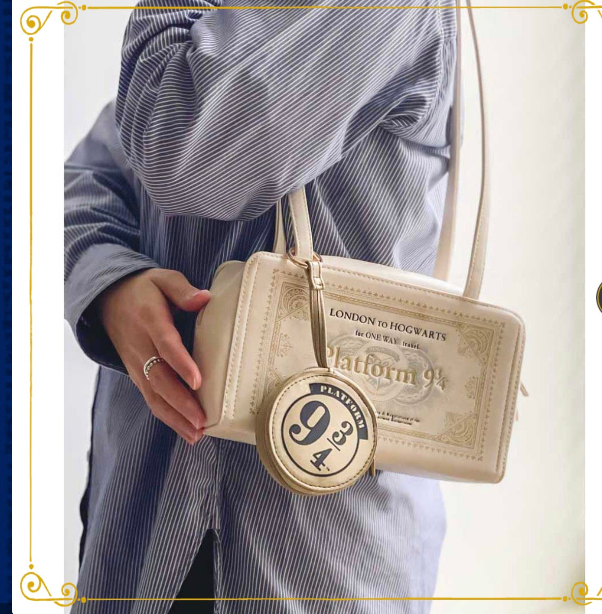 Bolsa Harry Potter x Flapper Hogwarts Boleto Exprés Limitado Motivo Hombro Mahou Dokoro