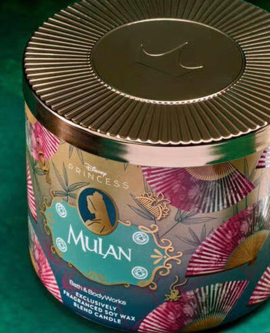 Vela de 3 pabilos Mulan