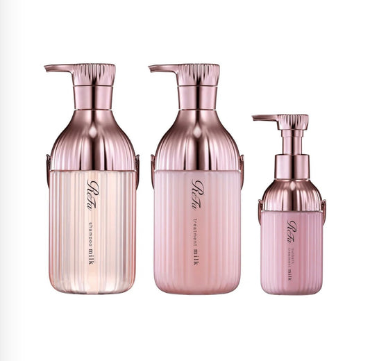 ReFa Tratamiento De Proteína De Leche Set Hidratante Rosa 3 Piezas