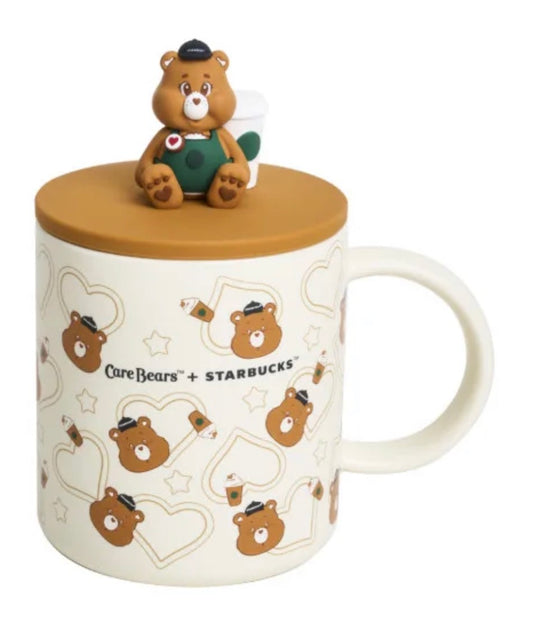 Starbucks x Care Bears 2026 | Beige Tenderheart Bear Mug 355 ml 🧸🤎