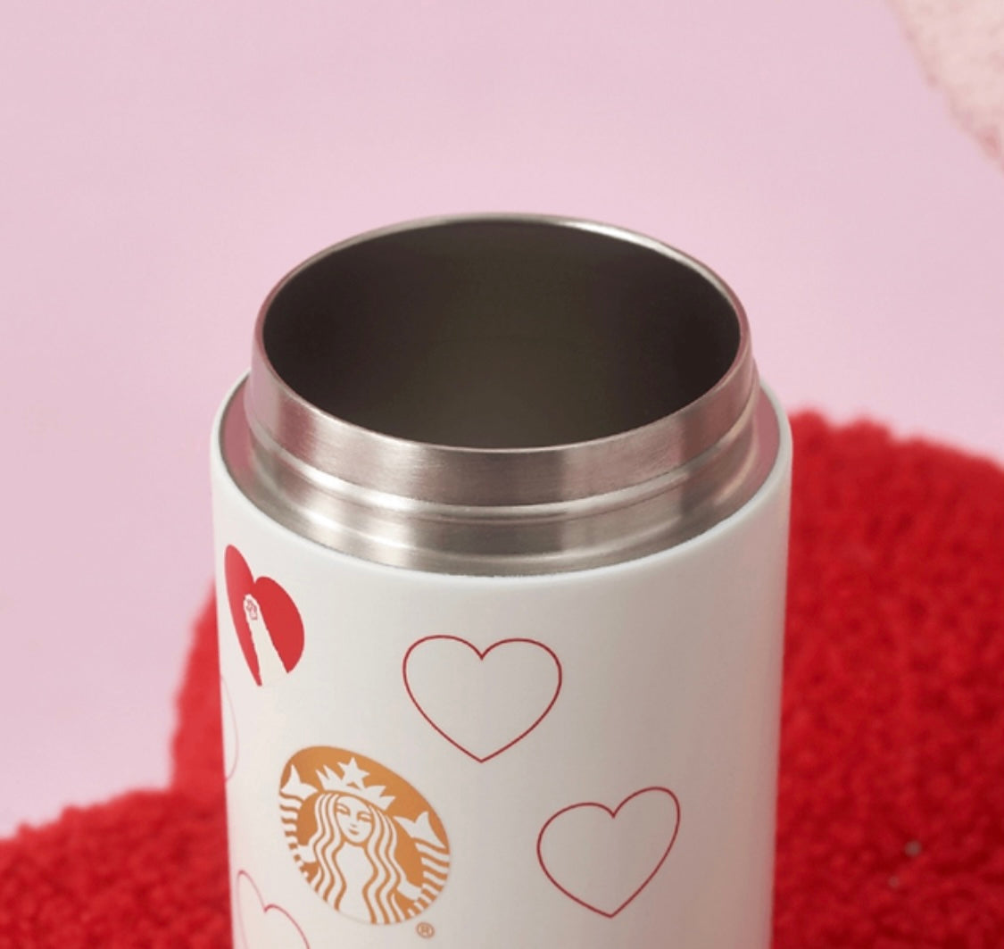 China Valentine Cats and Hearts Stainless Steel Tumbler with Bag
350ml / 12oz