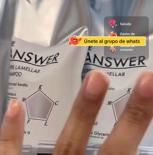Shampoo respuesta de repuesto