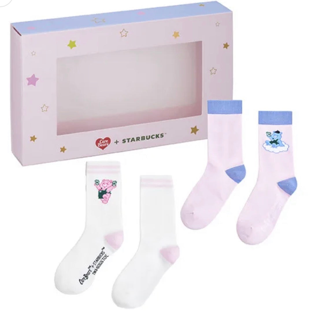 Starbucks x Care Bears 2026 | Colorful Socks Set 🧸🌈