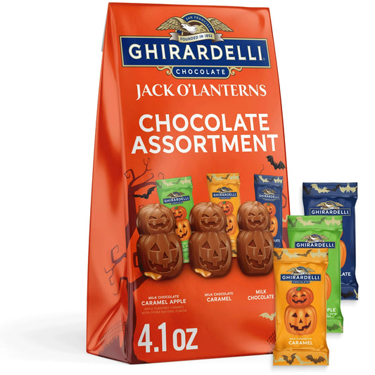 GHIRARDELLI Surtido de Chocolate Jack O'linternas Bolsa de 4.1 oz US Goods