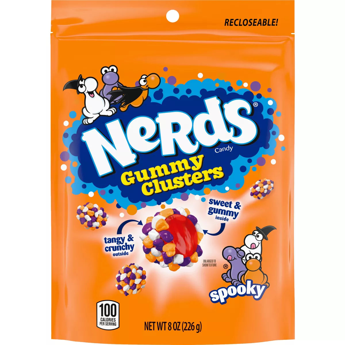 Nerds Halloween Spooky Gummy Clusters - 8oz US Goods
