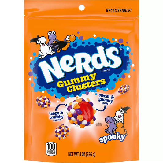 Nerds Halloween Spooky Gummy Clusters - 8oz US Goods