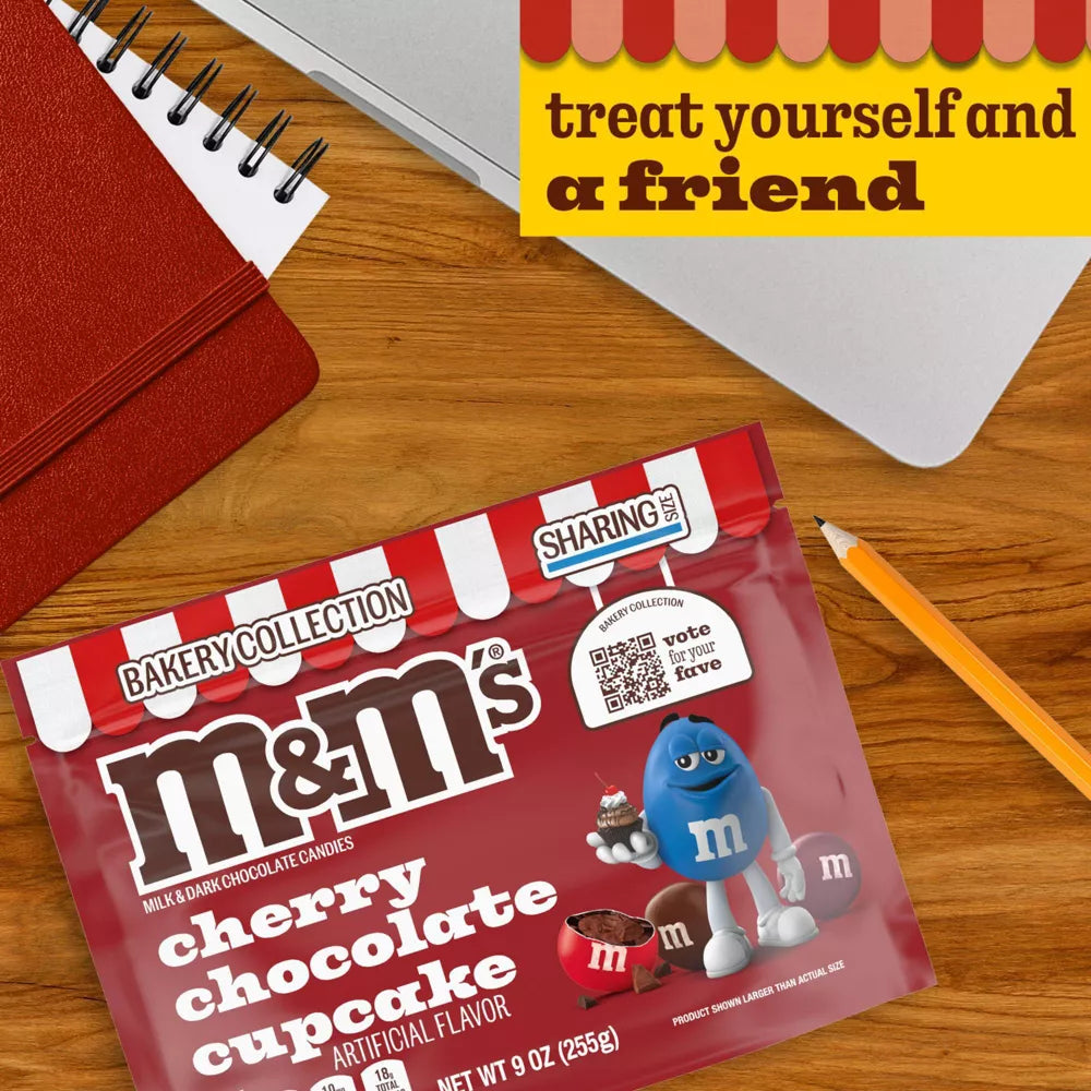 M&M's Cherry Chocolate Cupcake Sharing Size - 9oz US GOODS