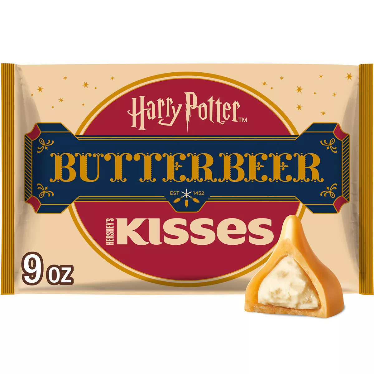 Chocolates Kisses Butterbeer Caramelos de Pascua Kissses de cerveza de mantequilla de HERSHEY'S  de Harry Potter, 9 oz US goods