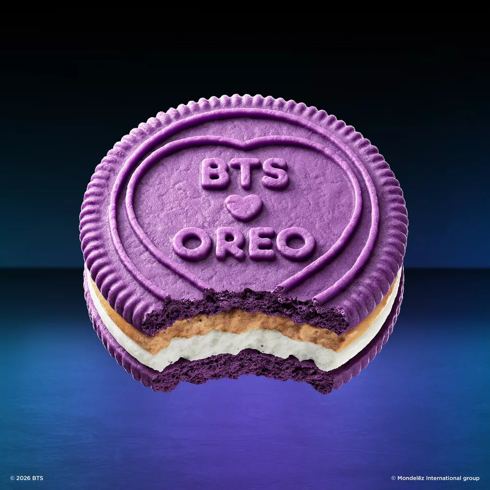 Oreo BTS Sandwich Cookies Brown Sugar Pancake Flavor Creme Limited Edition - 10.68oz