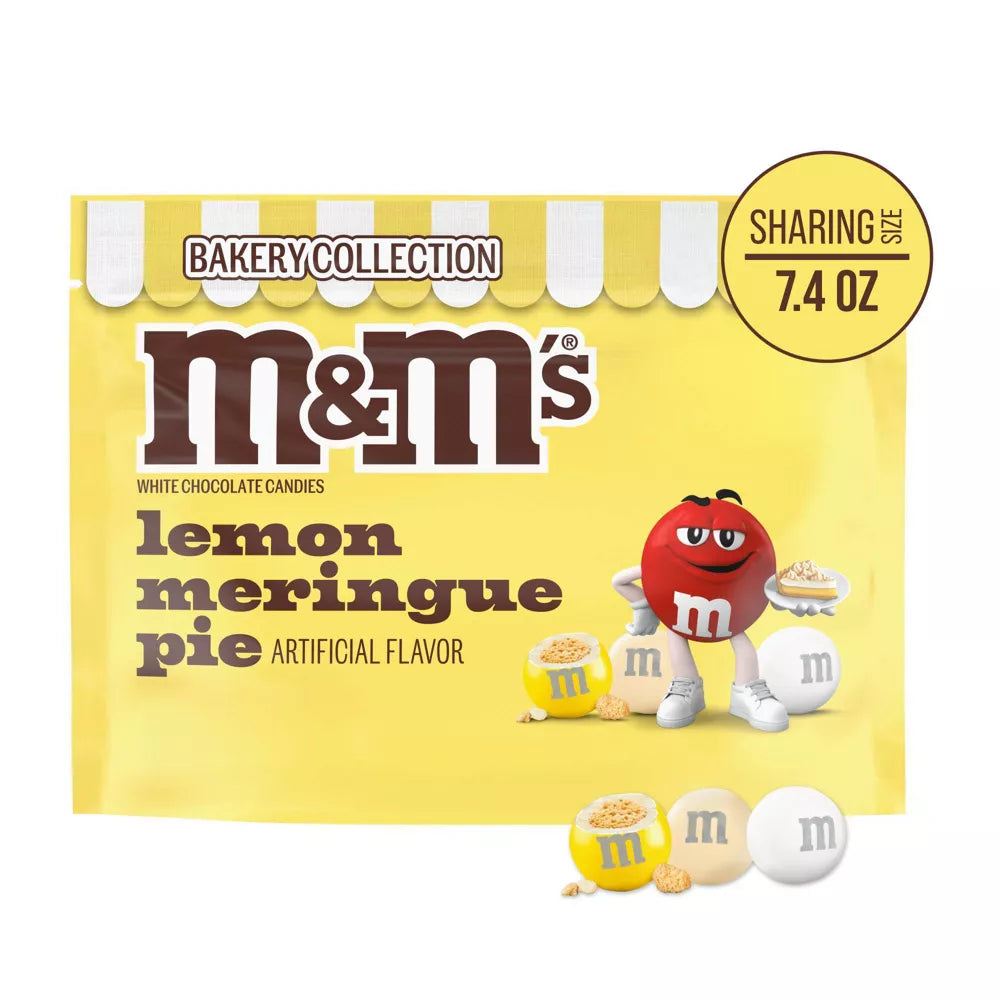M&M's White Chocolate Lemon Meringue Pie Sharing Size - 7.4oz US Goods