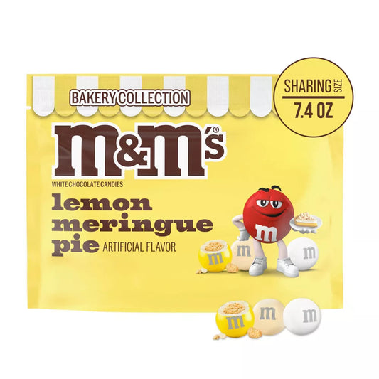 M&M's White Chocolate Lemon Meringue Pie Sharing Size - 7.4oz US Goods