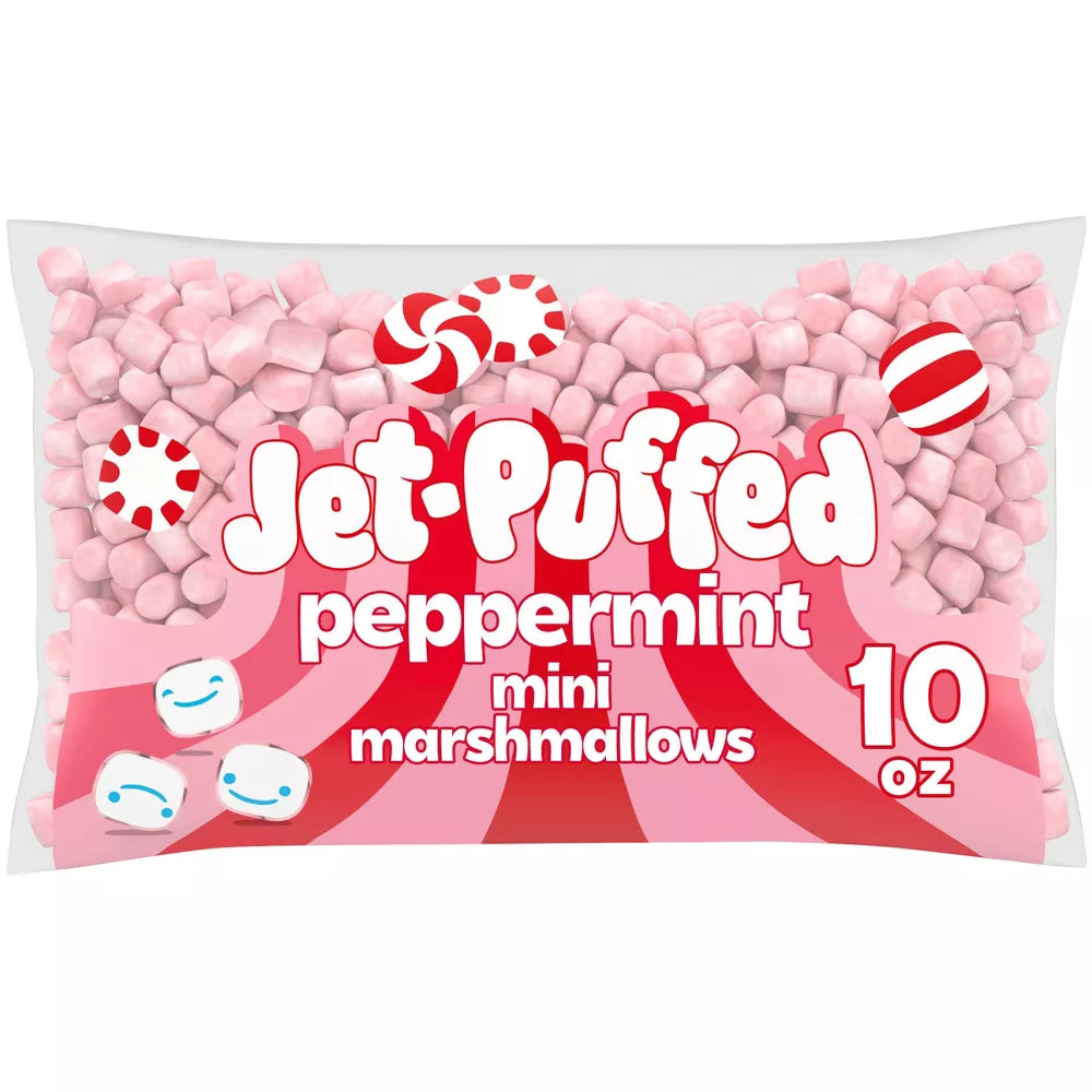Kraft Jet Puffed Peppermint Mini Marshmallows -10oz US Goods