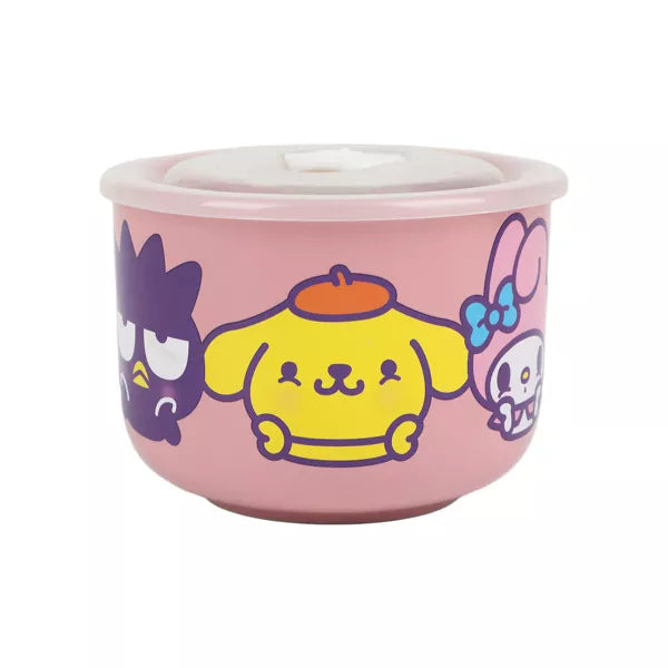Taza para Sopa con Tapa de Ceramica Hello Kitty & Friends 20 Oz