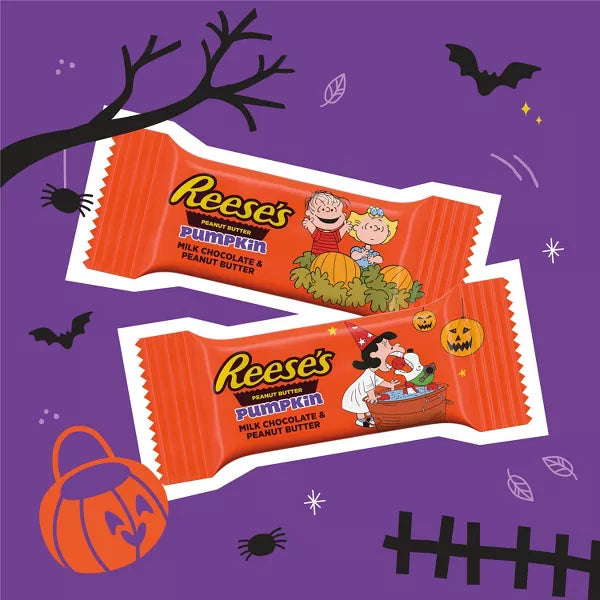 Reese's Peanut Butter Pumpkins Snoopy and Friends Halloween Chocolate Candy Snack Size - 9oz US goods