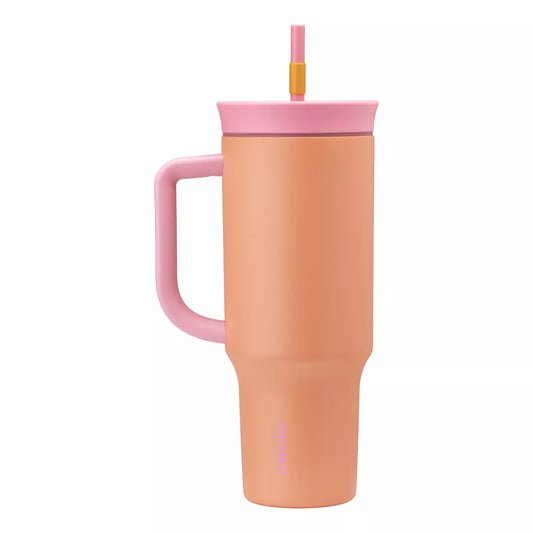 Termo de Acero Inoxidable con Popote Owala 40oz Tangy Tango