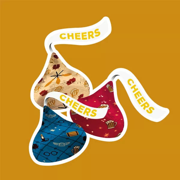 Chocolates Kisses Butterbeer Caramelos de Pascua Kissses de cerveza de mantequilla de HERSHEY'S  de Harry Potter, 9 oz US goods