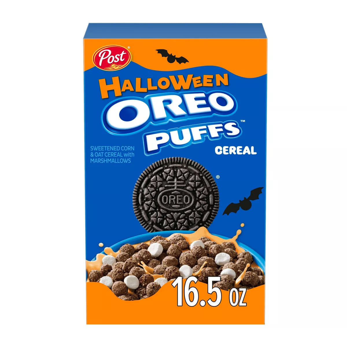 Post Halloween Oreo Puffs Breakfast Cereal - 16.5oz