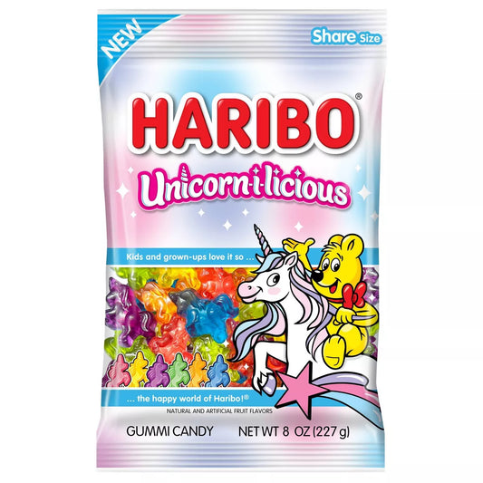 Haribo Unicornilicious Candy - 8oz US Goods