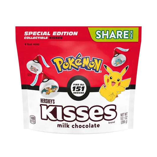 Hershey's Kisses Caramelo Pokemon de Chocolate con Leche Paquete Compartido de 10,1 oz US Goods