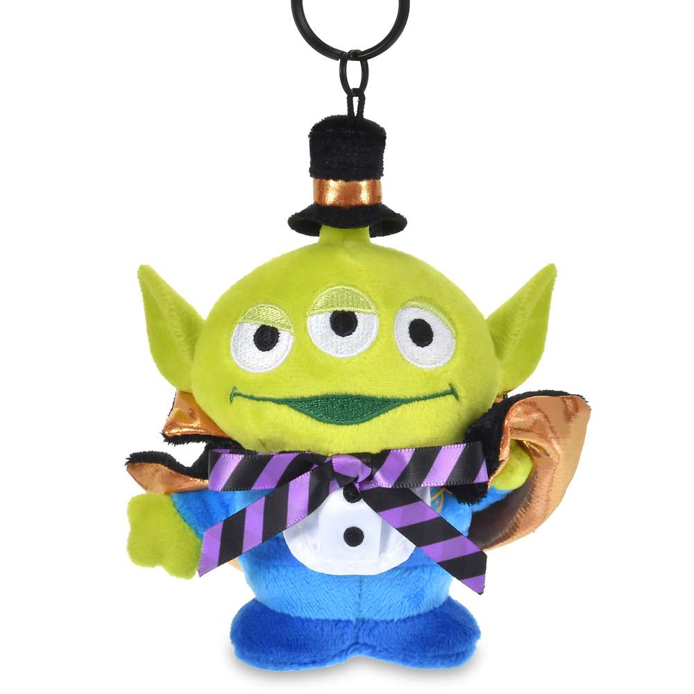 Disney Japan Little Green Men Alien Halloween Plush Keychain | Llavero de Peluche