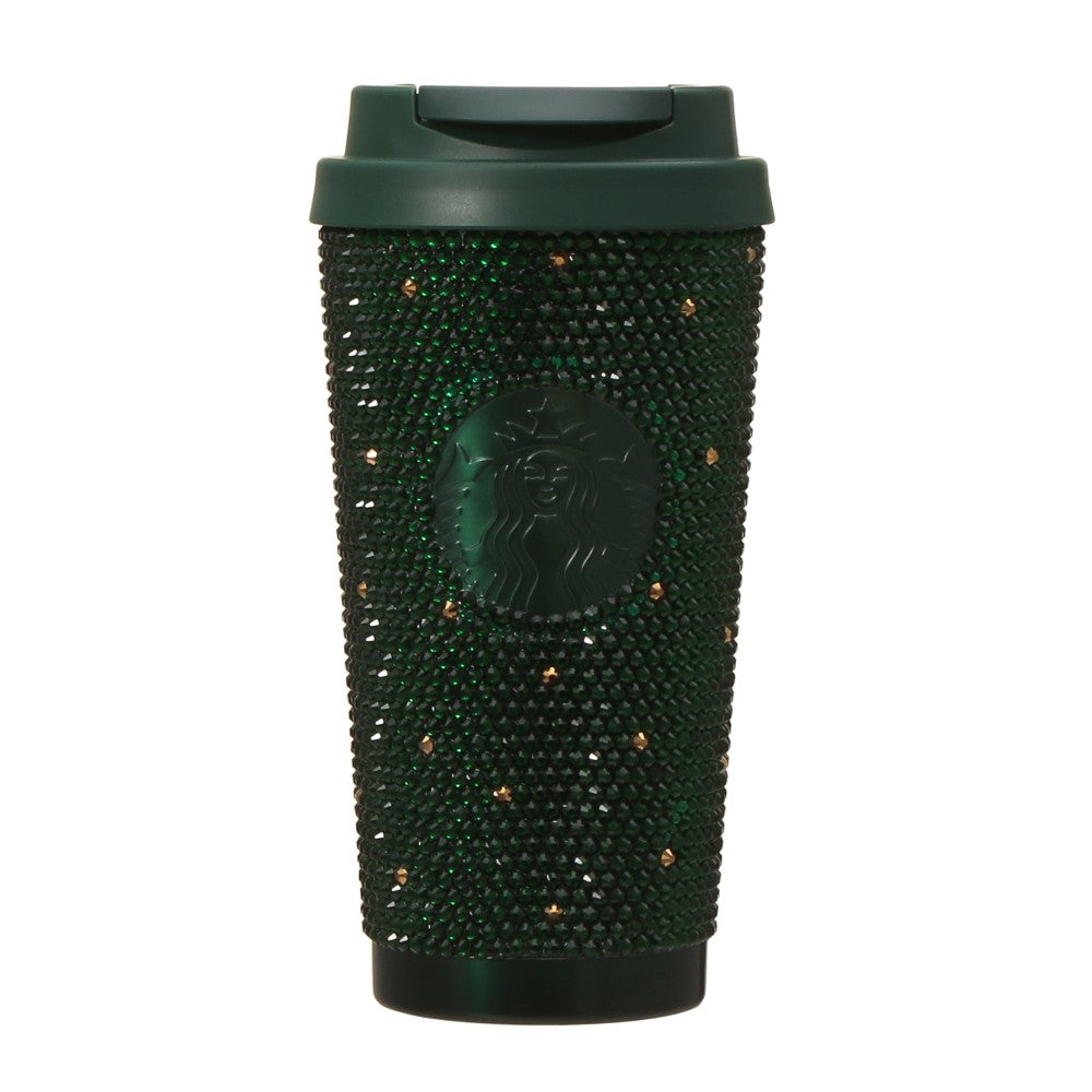 Vaso de acero inoxidable Holiday 2025 Rhinestone 473ml