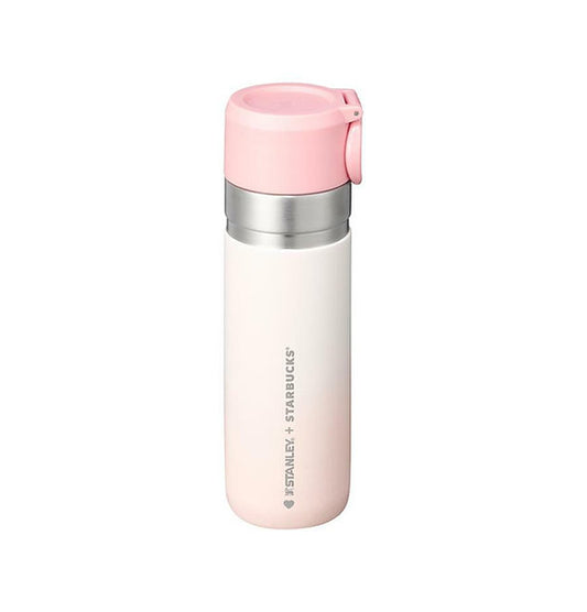 Korea Valentine Pink White Gradation Stanley x Starbucks Stainless Steel Tumbler