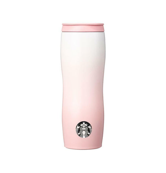 Korea Valentine Pink White Gradation Stainless Steel Concord Tumbler