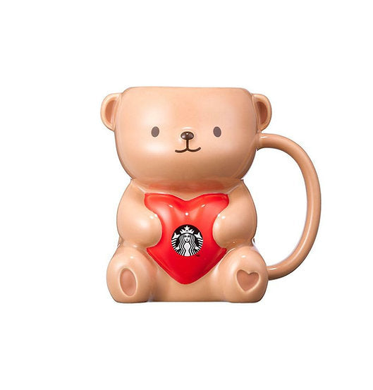 Korea Valentine Be Mine Bear Ceramic Mug