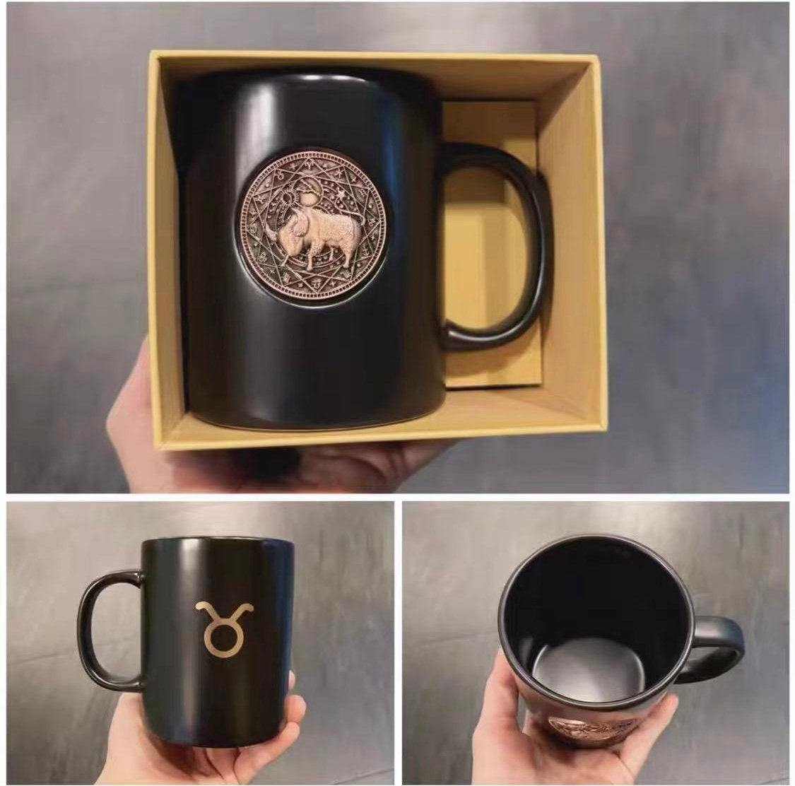 Taza Cerámica Taiwan Tauro Zodiac Constellation