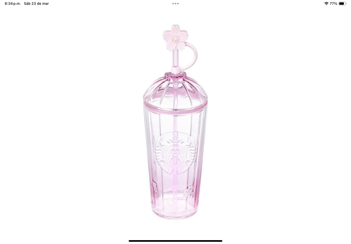 Korea Sakura Pink Vaso Vidrio Primavera 2024