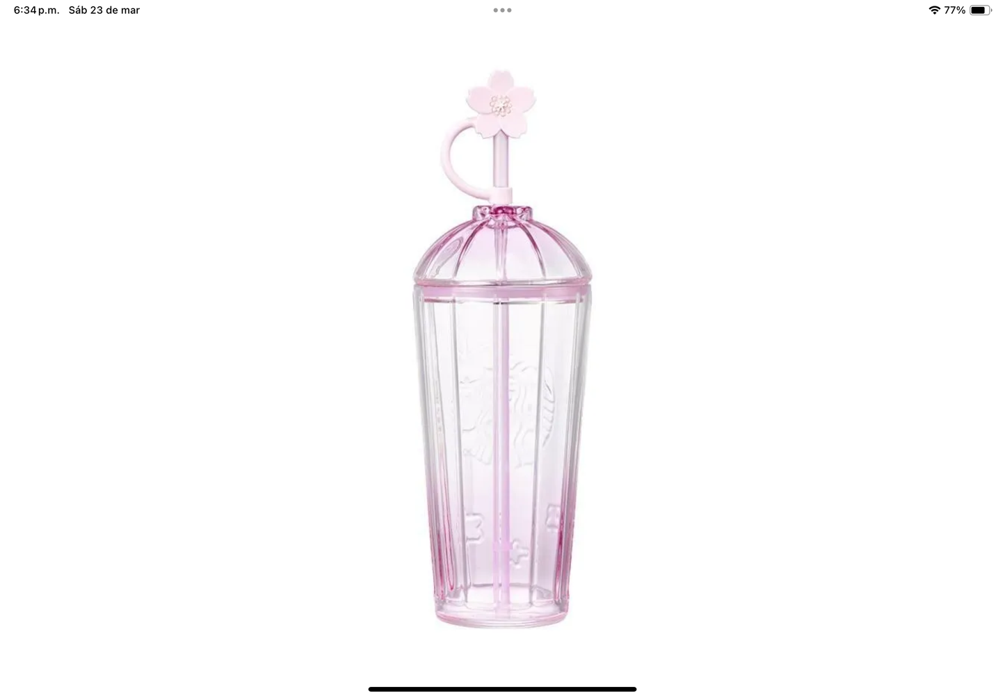 Korea Sakura Pink Vaso Vidrio Primavera 2024