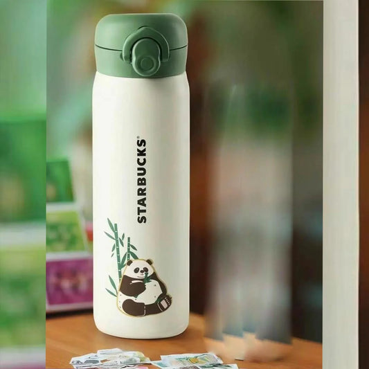 Thermos de acero inoxidable Starbucks China Traveling Panda series 500ml